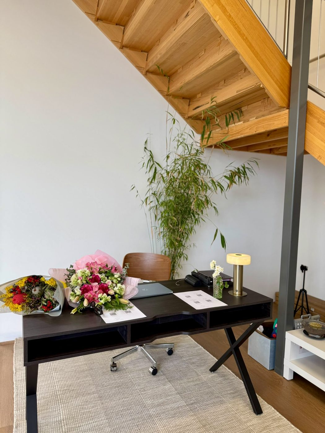 Studio entrance and reception